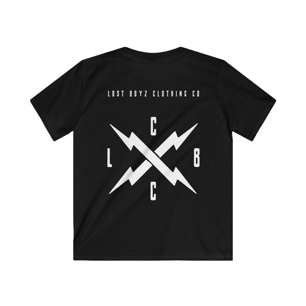 Bolt Black Short Sleeve T-Shirt - Kids Collection