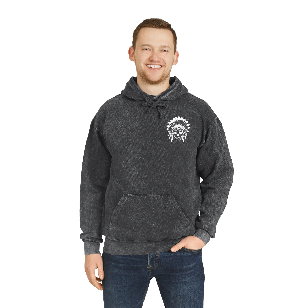 Bangarang Mineral Wash Hoodie - Black