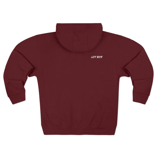Bolt Zip Hoodie - Maroon