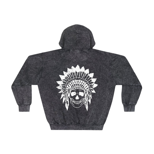 Bangarang Mineral Wash Hoodie - Black