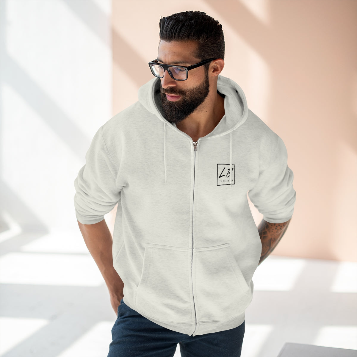 Look Good Do Good Zip Hoodie - Cream