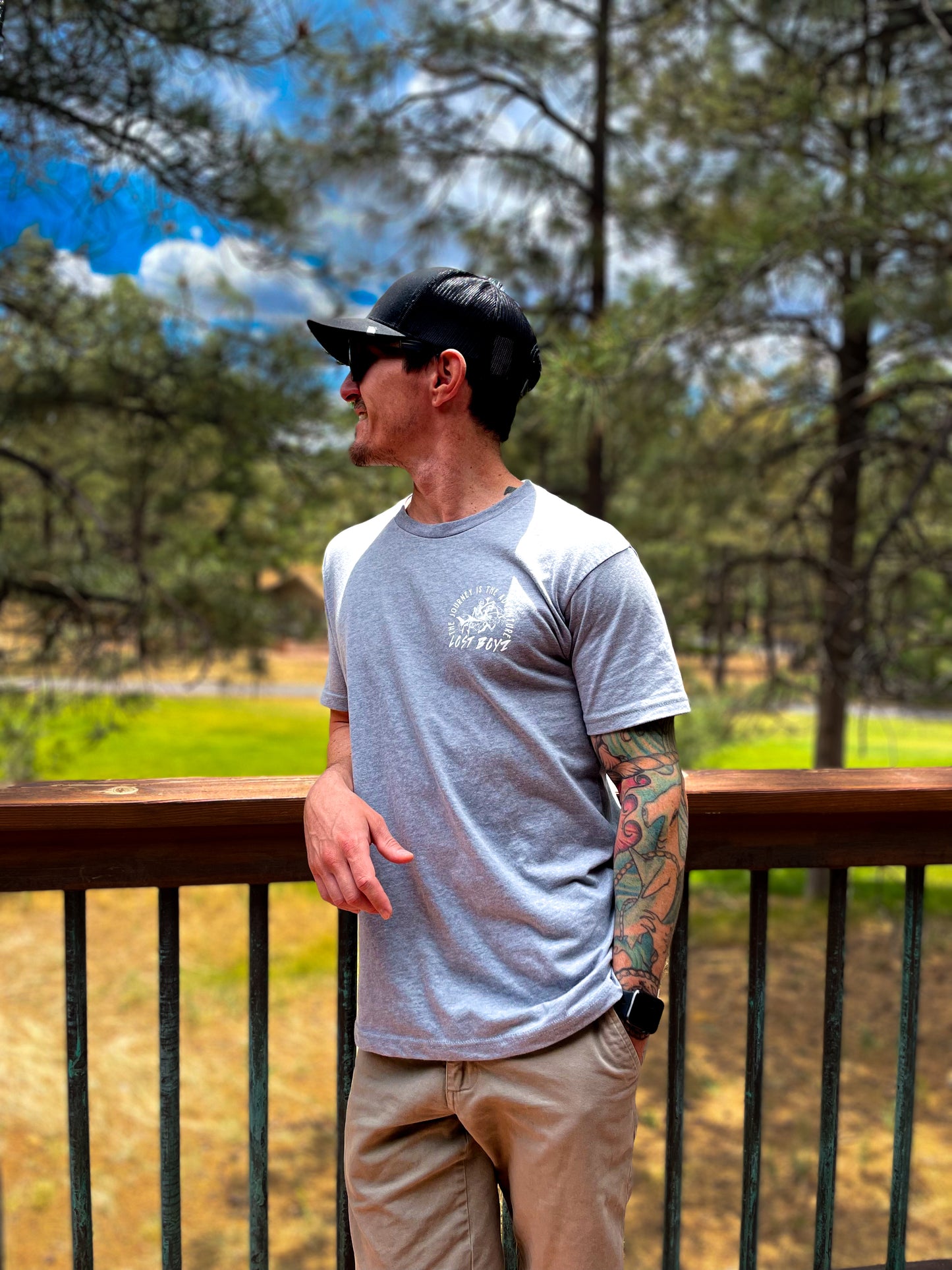 Adventure Gray Short Sleeve T-Shirt