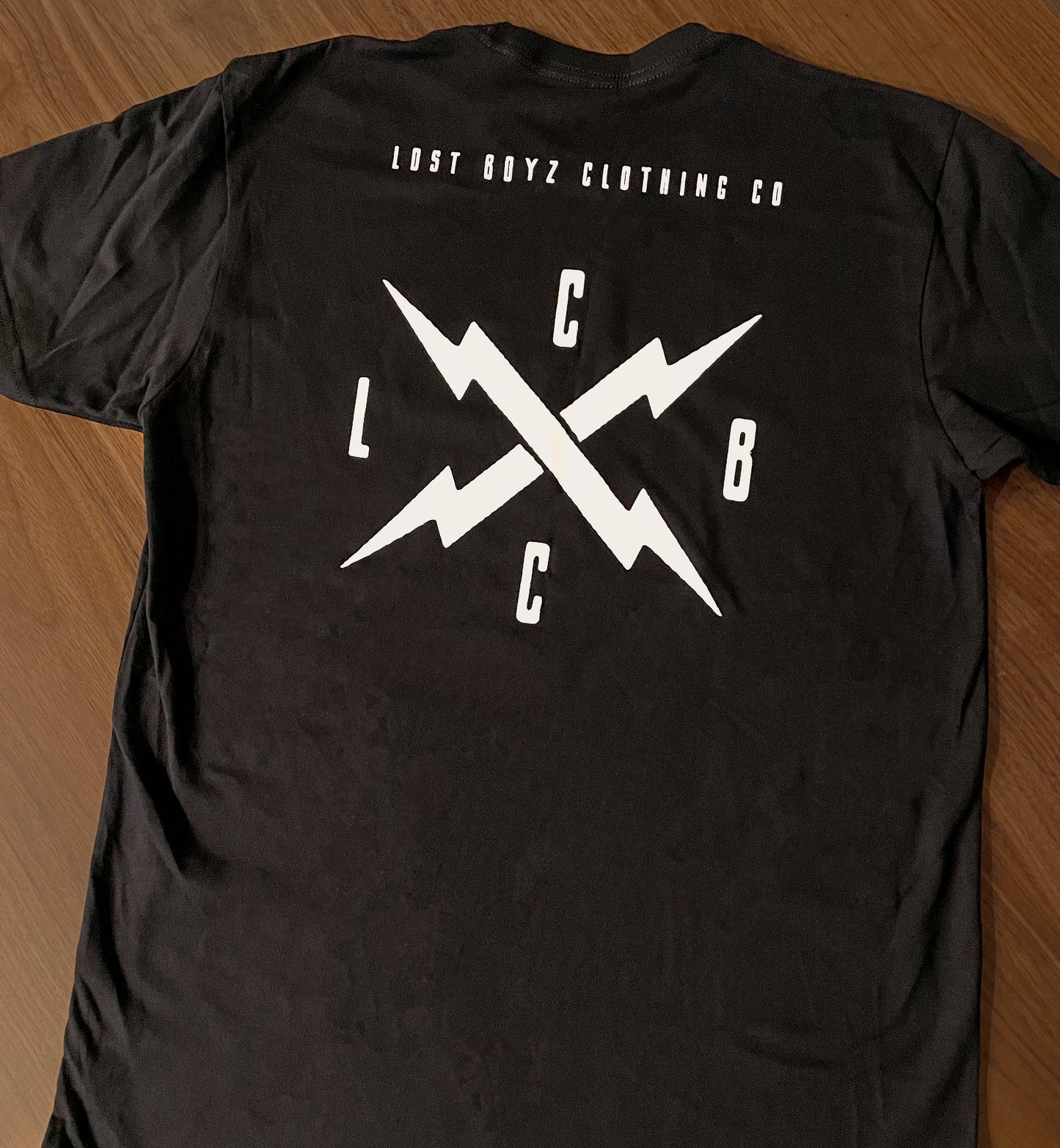 Bolt Black Tee - Lost Boyz Clothing™ Company