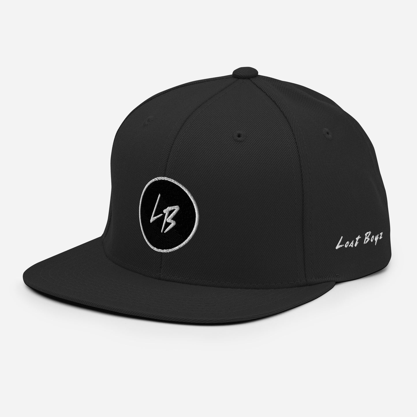 LB Signature Snapback Hat - Black
