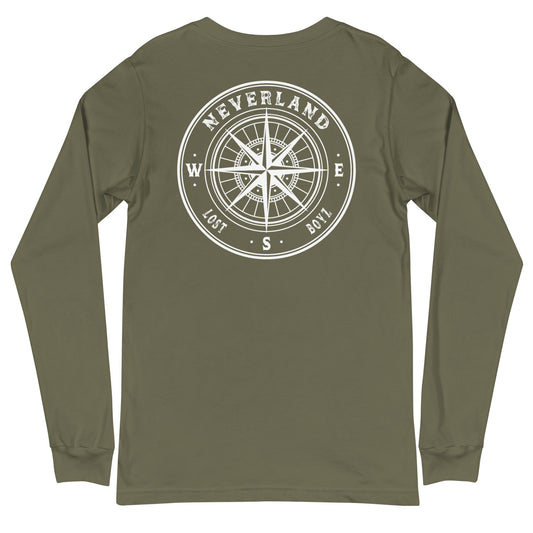 Neverland Long Sleeve Tee - Military Green