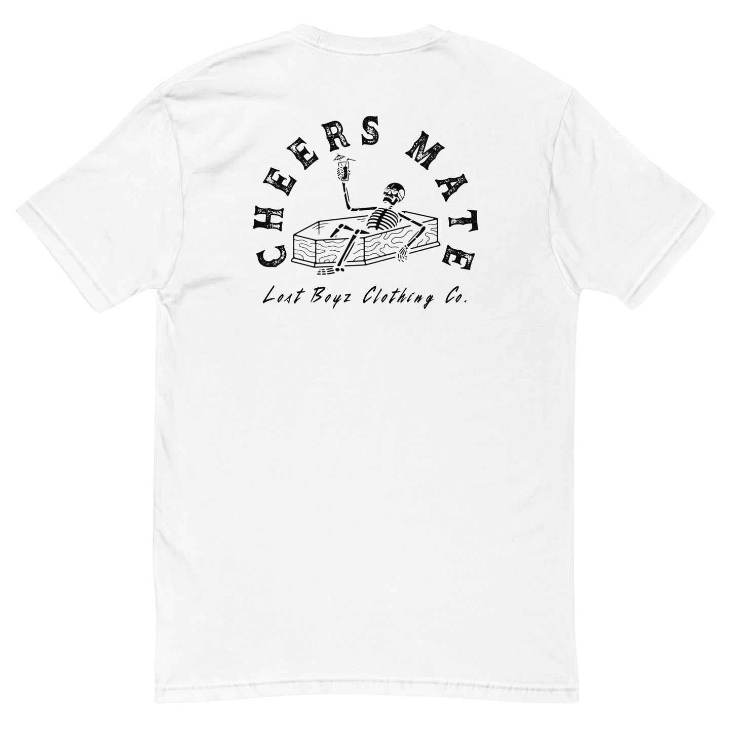 Cheers Mate Short Sleeve T-Shirt - White