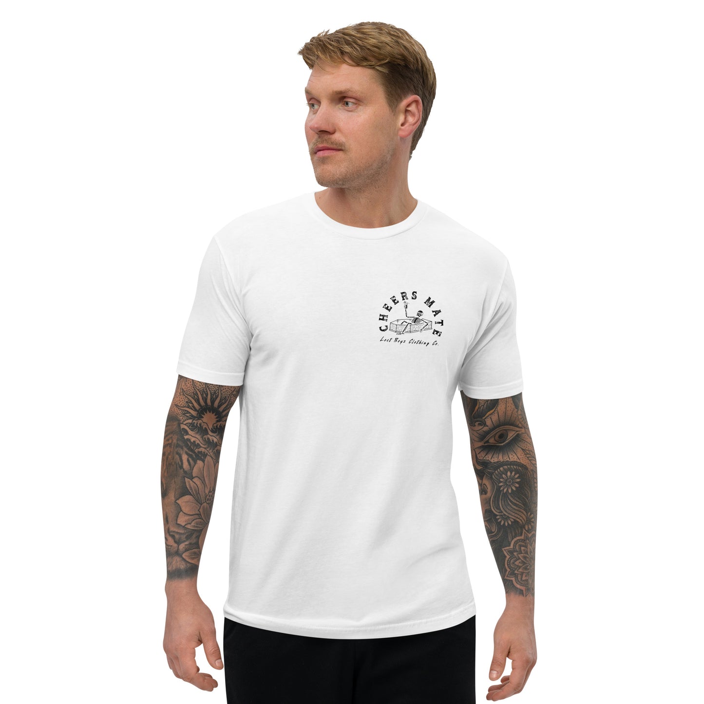 Cheers Mate Short Sleeve T-Shirt - White