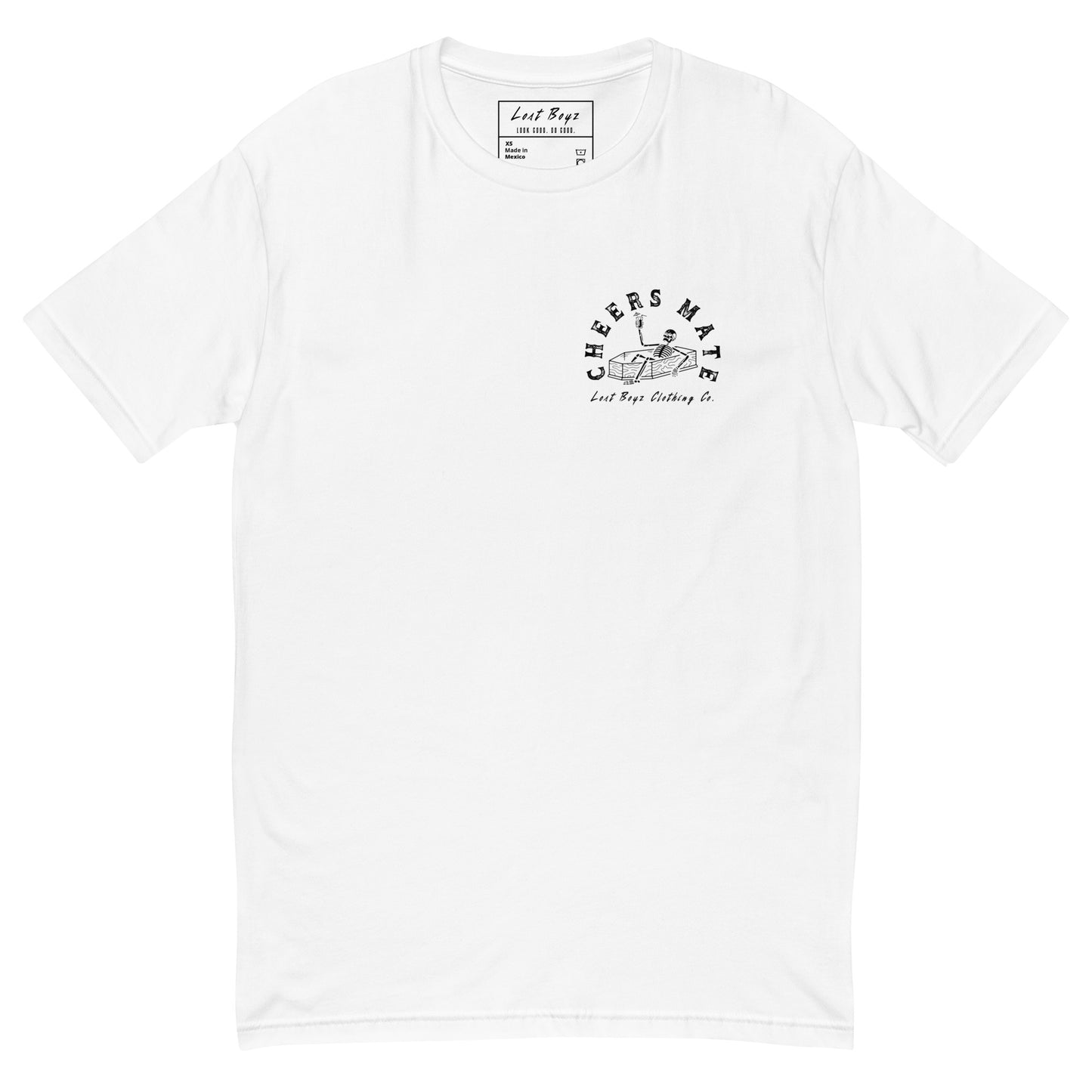 Cheers Mate Short Sleeve T-Shirt - White