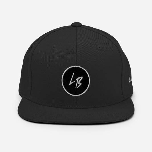 LB Signature Snapback Hat - Black