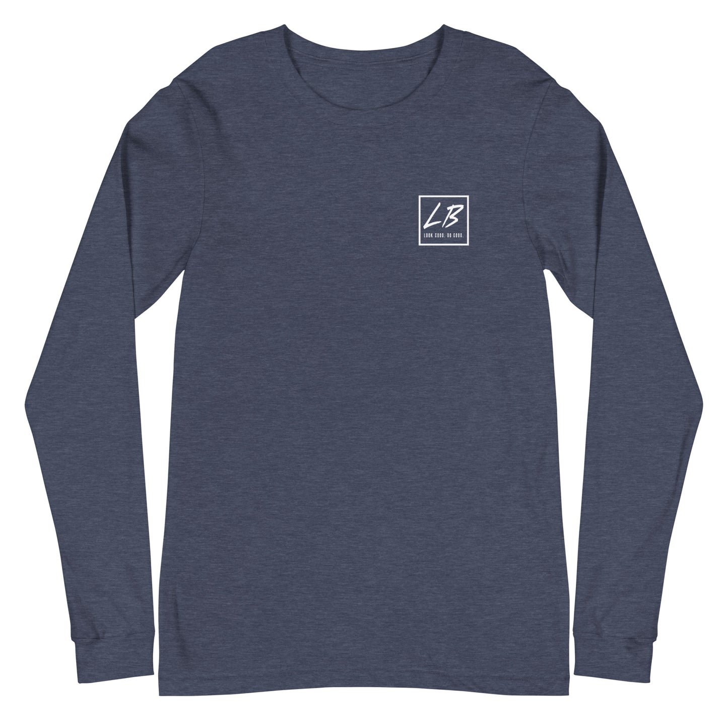 Look Good Do Good Long Sleeve Tee - Heather Navy